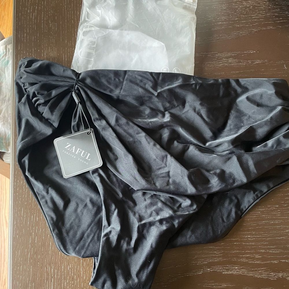 Zaful Black Womens Bikini Bottoms 3XL